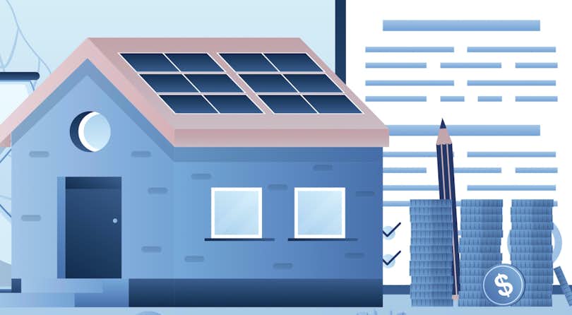 under contract house illustration